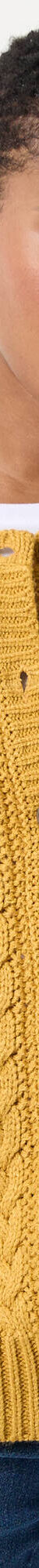 Cardigan boutonné, maille torsadée (curry) Cardigan boutonné, maille torsadée (curry)